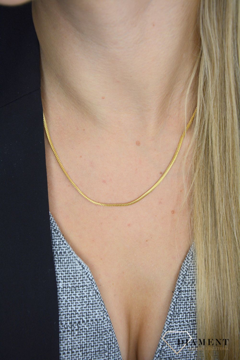 Złoty łańcuszek 585 o szerokości 2 mm LA 691 585 2mm.jpg